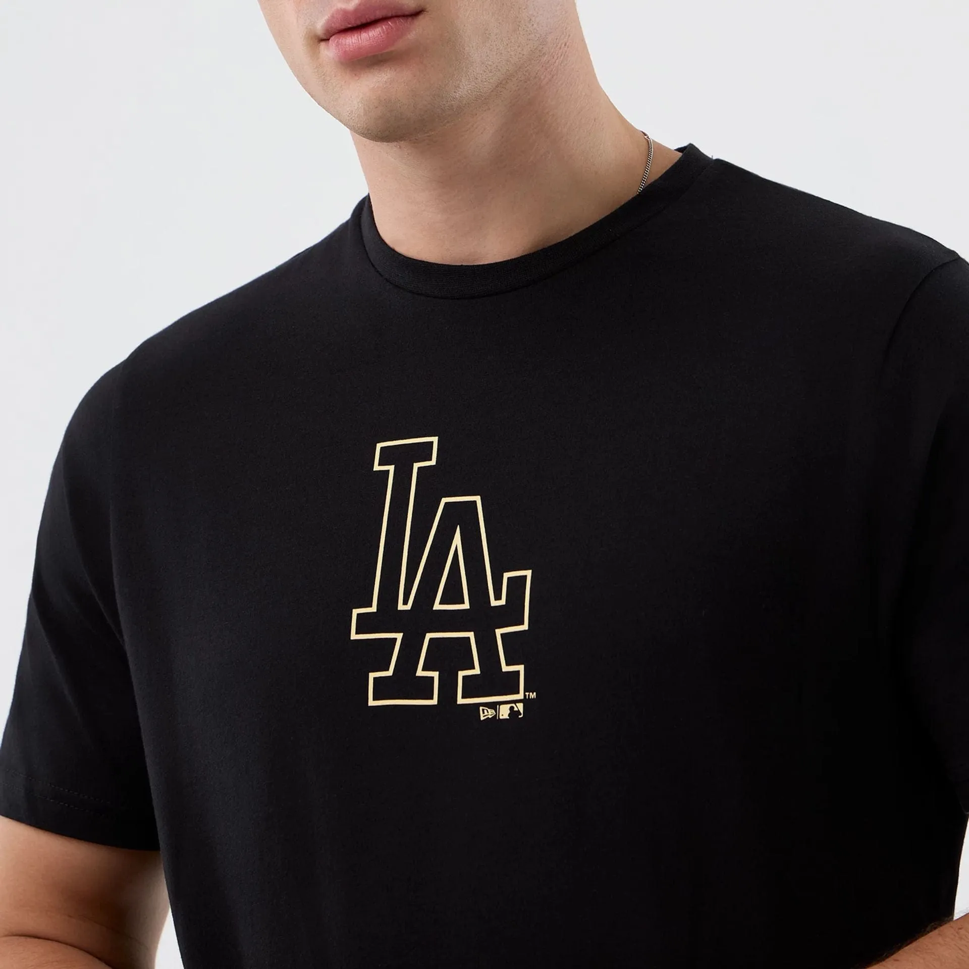 LA Dodgers MLB Back To School Black T-Shirt Layering Fashion