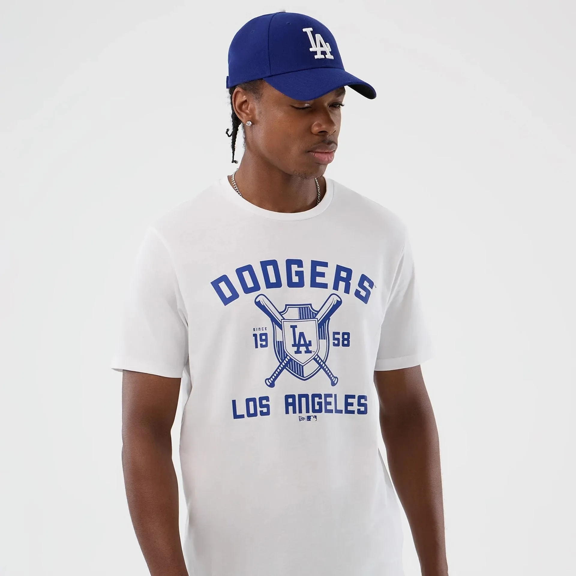 LA Dodgers MLB Back To School White T-Shirt Casual Vibe