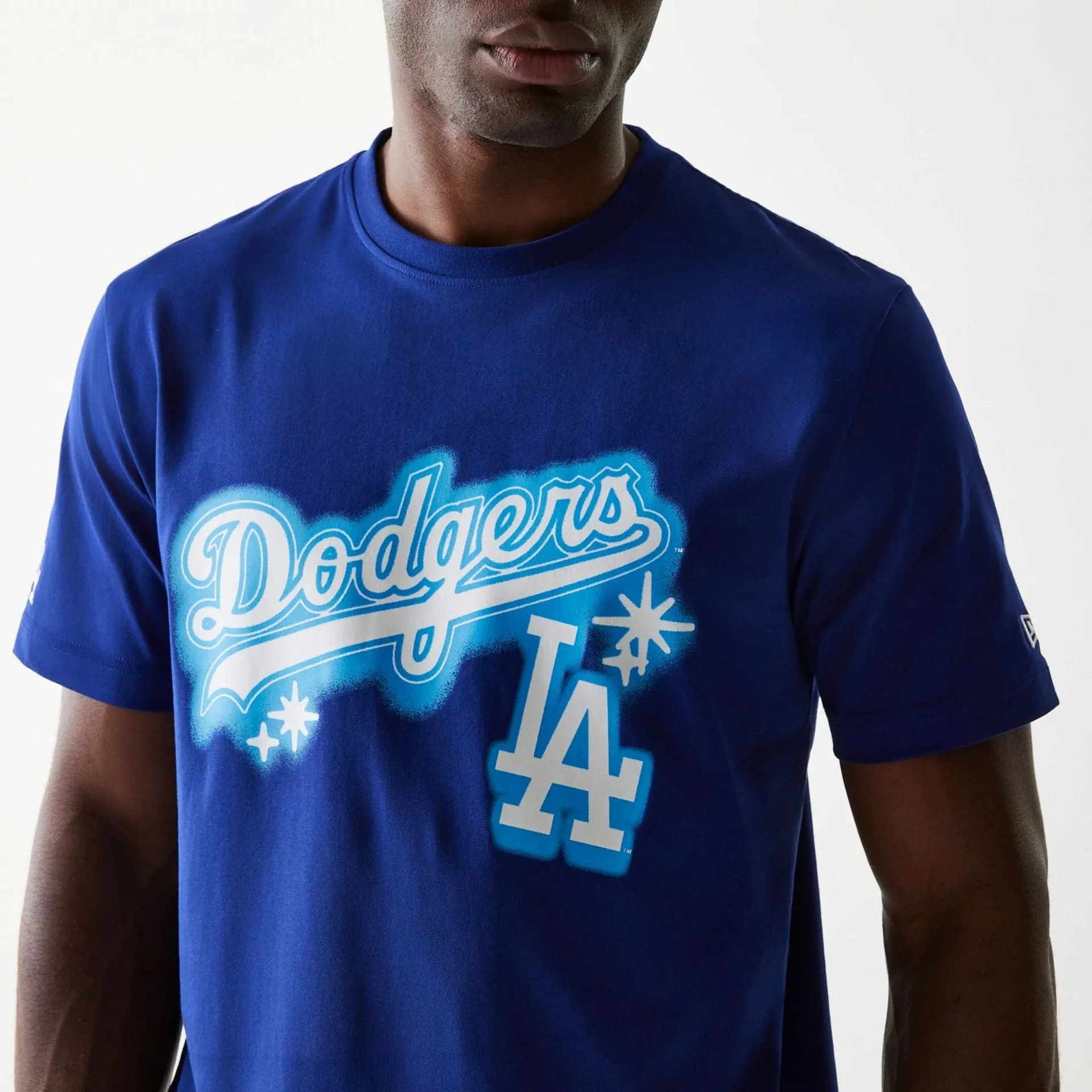 LA Dodgers OVO x MLB Dark Blue T-Shirt Versatile Outfit