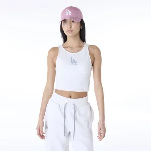LA Dodgers Womens MLB League Essential Pastel Grey Vest Comfortable And Versatile