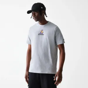 Fun Prints LA Lakers NBA Logo Grey T-Shirt