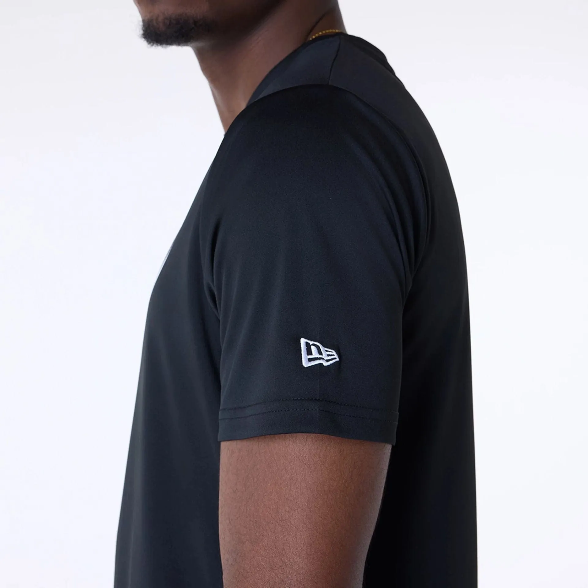 Las Vegas Raiders NFL Essentials Black T-Shirt GarmentDyedTexture Ultra Soft Texture