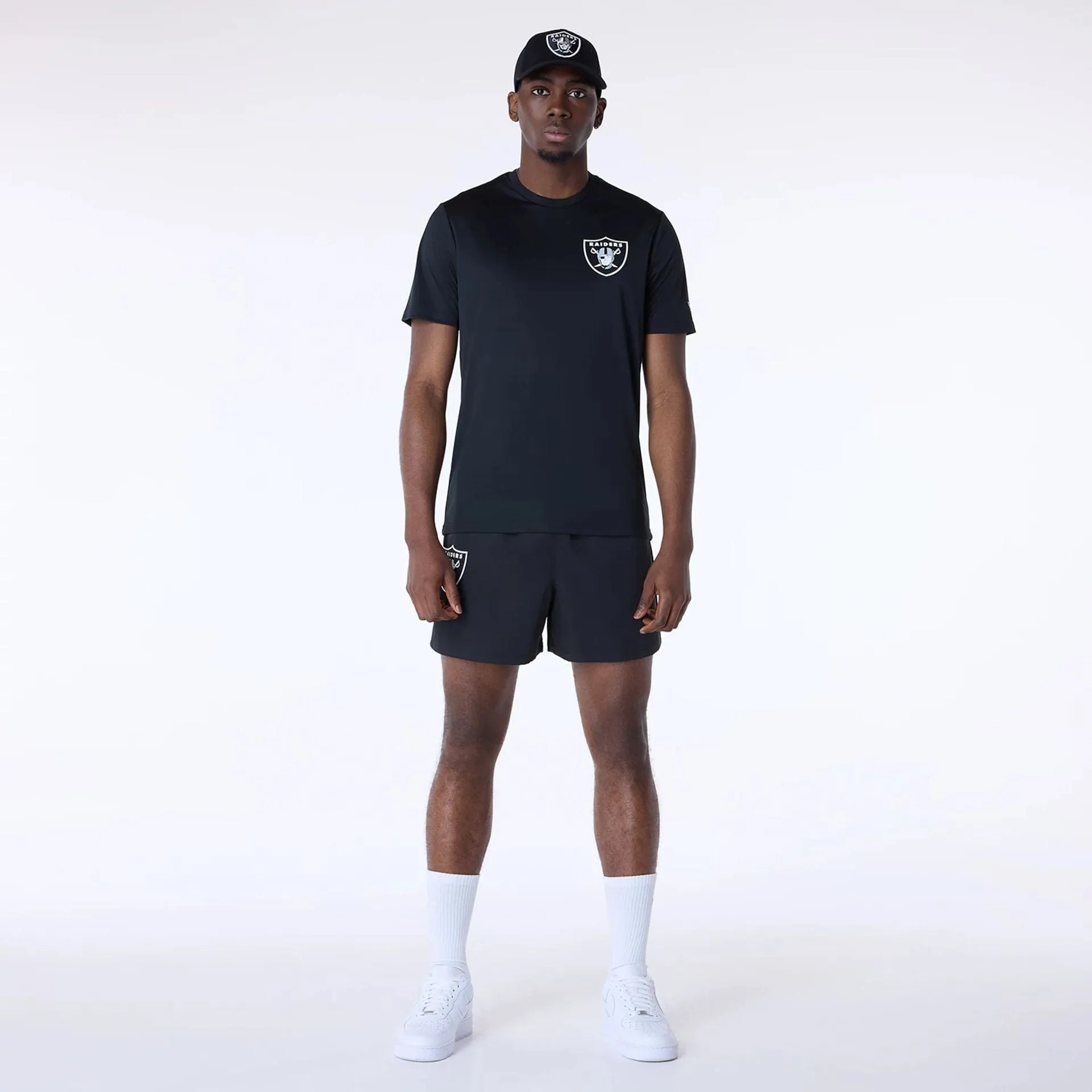 Eco Friendly Material Summer Style Las Vegas Raiders NFL Essentials Black T-Shirt