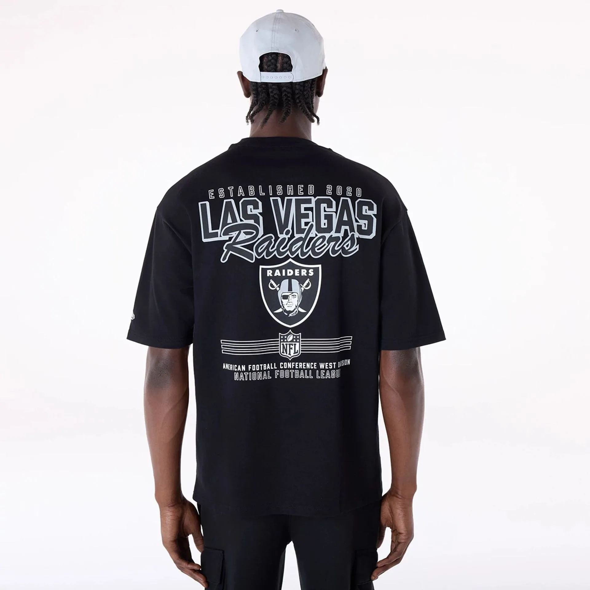 Sport Fit Las Vegas Raiders NFL Logo Black T-Shirt