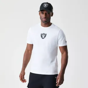 Las Vegas Raiders NFL Logo White T-Shirt Cozy And Stylish ZeroWaste Production