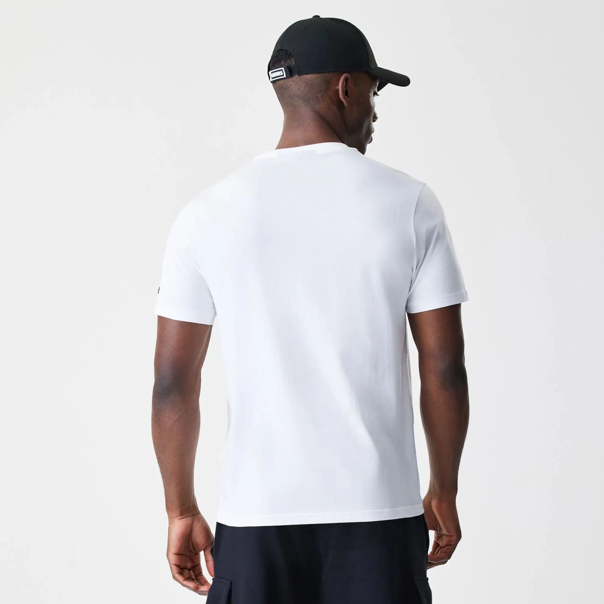 Las Vegas Raiders NFL Logo White T-Shirt Yarn Dyed Stripes