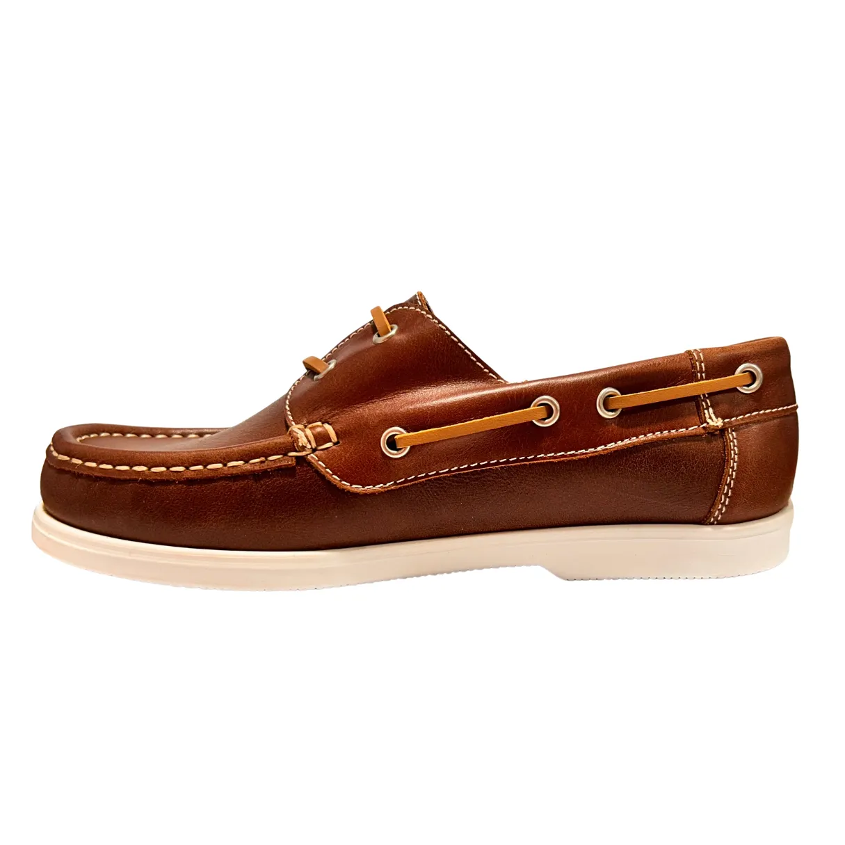 Comfy Ride Lauren Thomas Womens Boat Shoe 82249 Brown Leather
