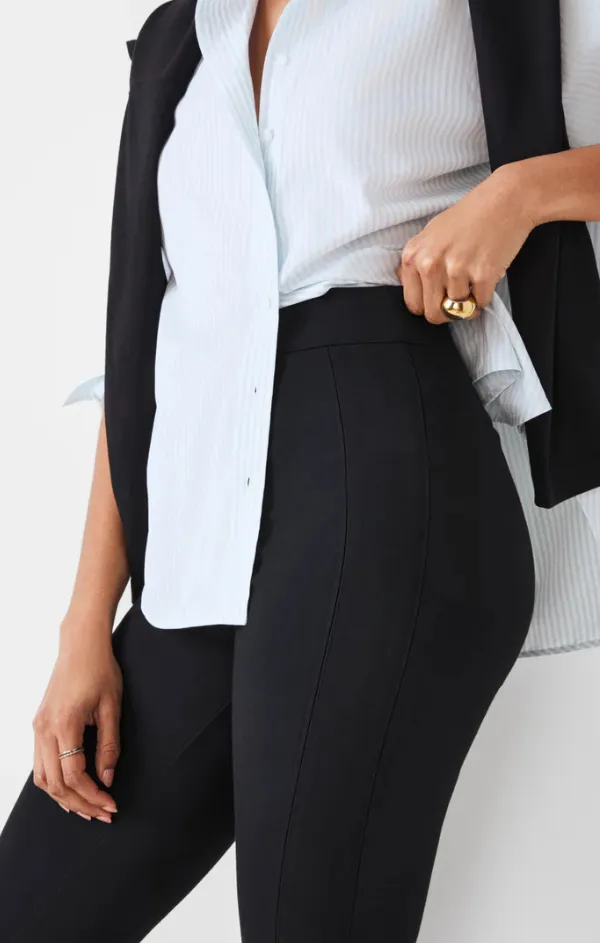 Slim Straight Ponte Pants Relaxed Comfort Look Functional Fashion