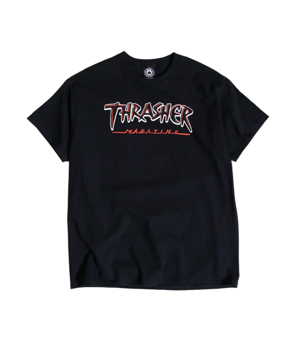 THRASHER SLASH T-SHIRT (BLACK) Relaxing Wear
