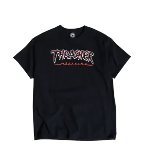 THRASHER SLASH T-SHIRT (BLACK) Effortless Fashion Cold Weather