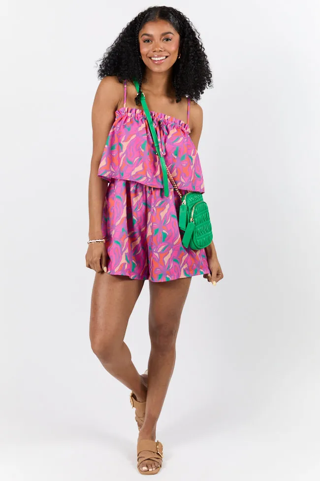 Business Outfit Summer Fling Multi Printed Romper FINAL SALE