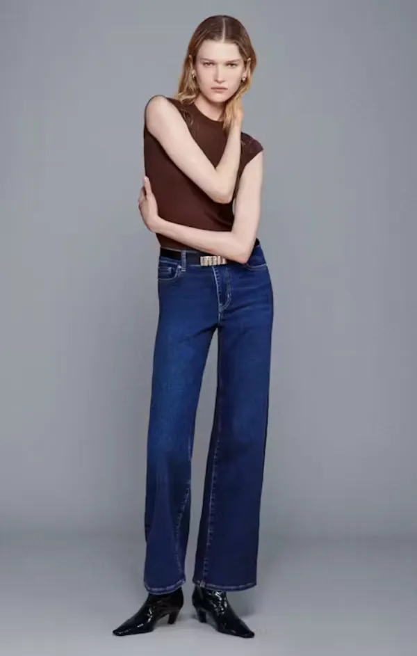 Le Slim Palazzo in Femma WrinkleFreeFinish Move Comfort