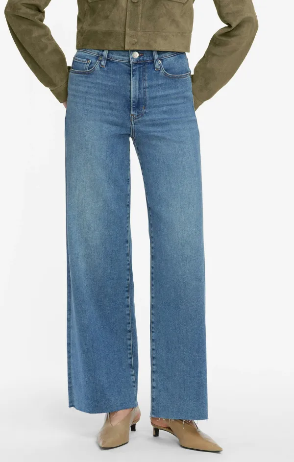 Le Slim Palazzo in Flip Raw After Layer Comfort Cozy Fit