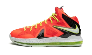 Lebron 10 P.S Elite "Total Crimson" race - day shoes