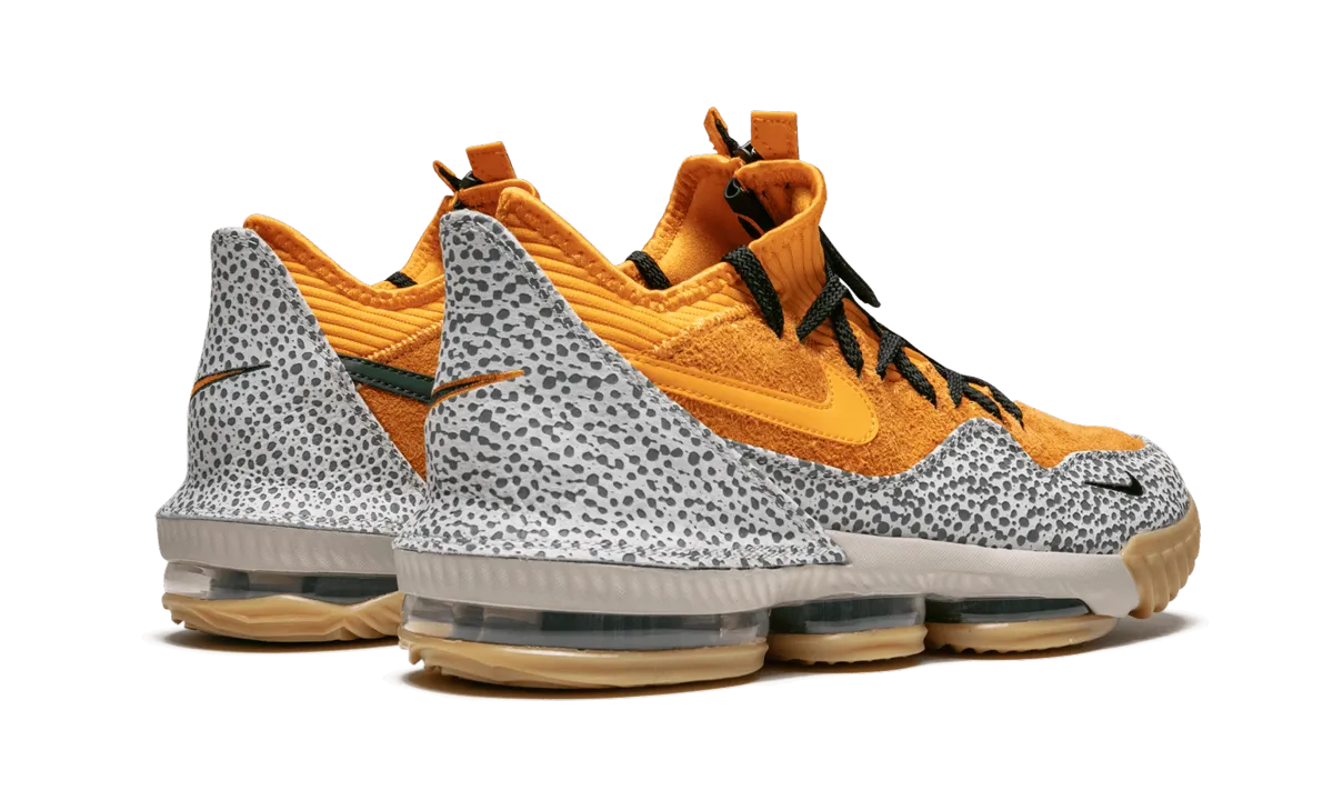 customizable running shoes Abrasion Resistant Sole Lebron XVI Low AC "Atmos Safari"