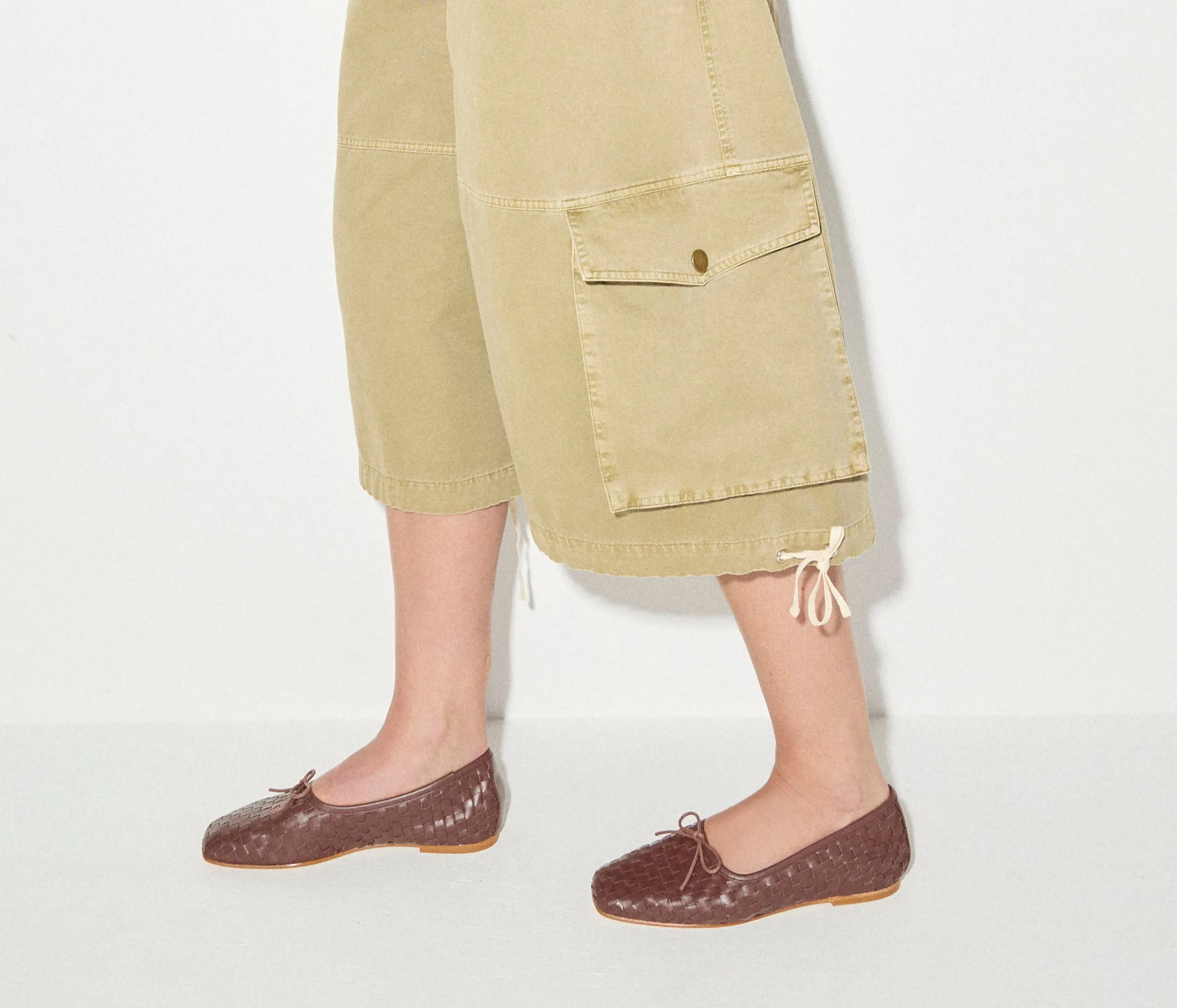 Quilt Warm Travel Walk JADA SQUARE TOE BALLET FLAT