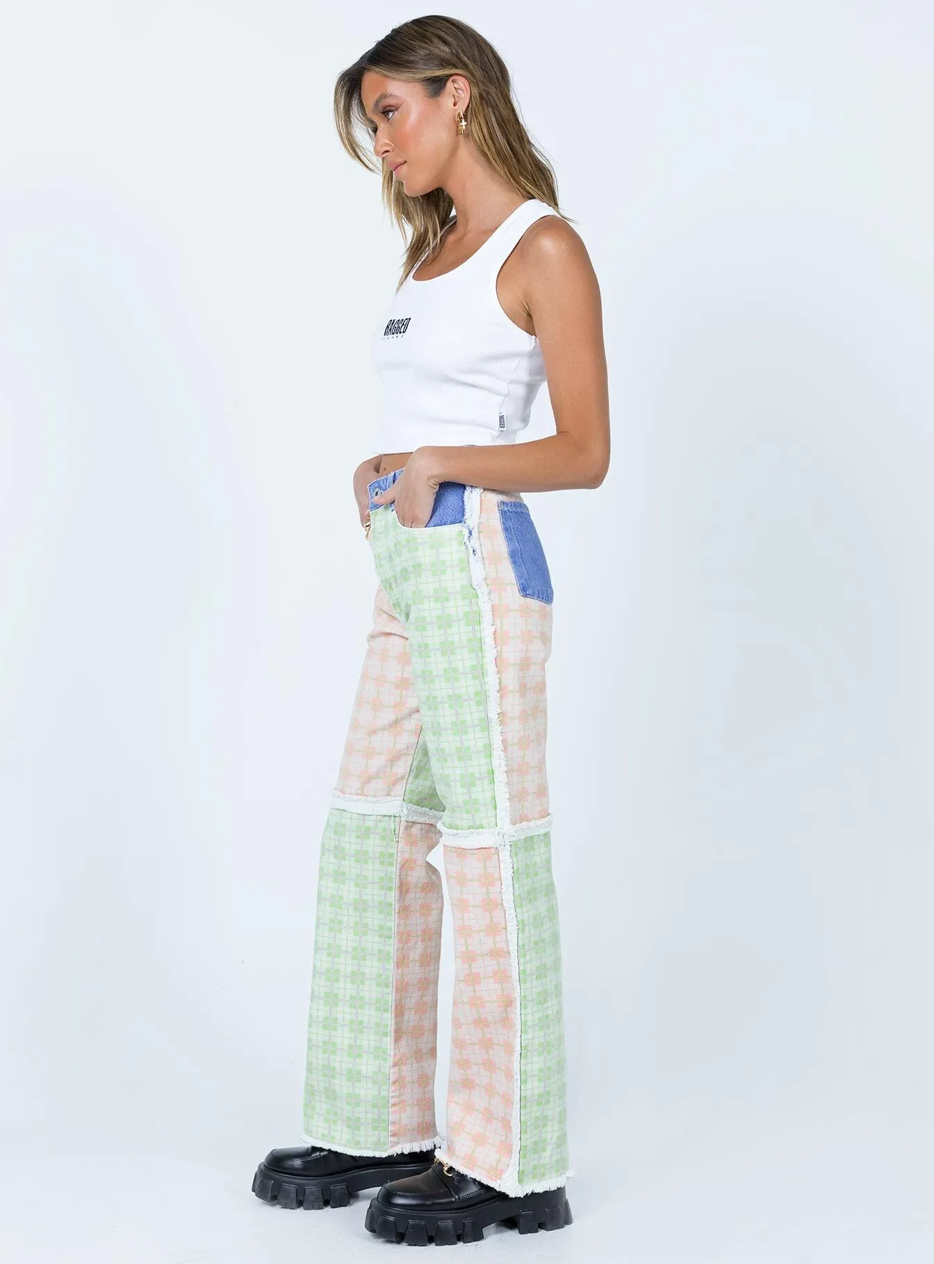 The Ragged Priest Pitch Jeans Multi Minimal Aesthetic classic clothing