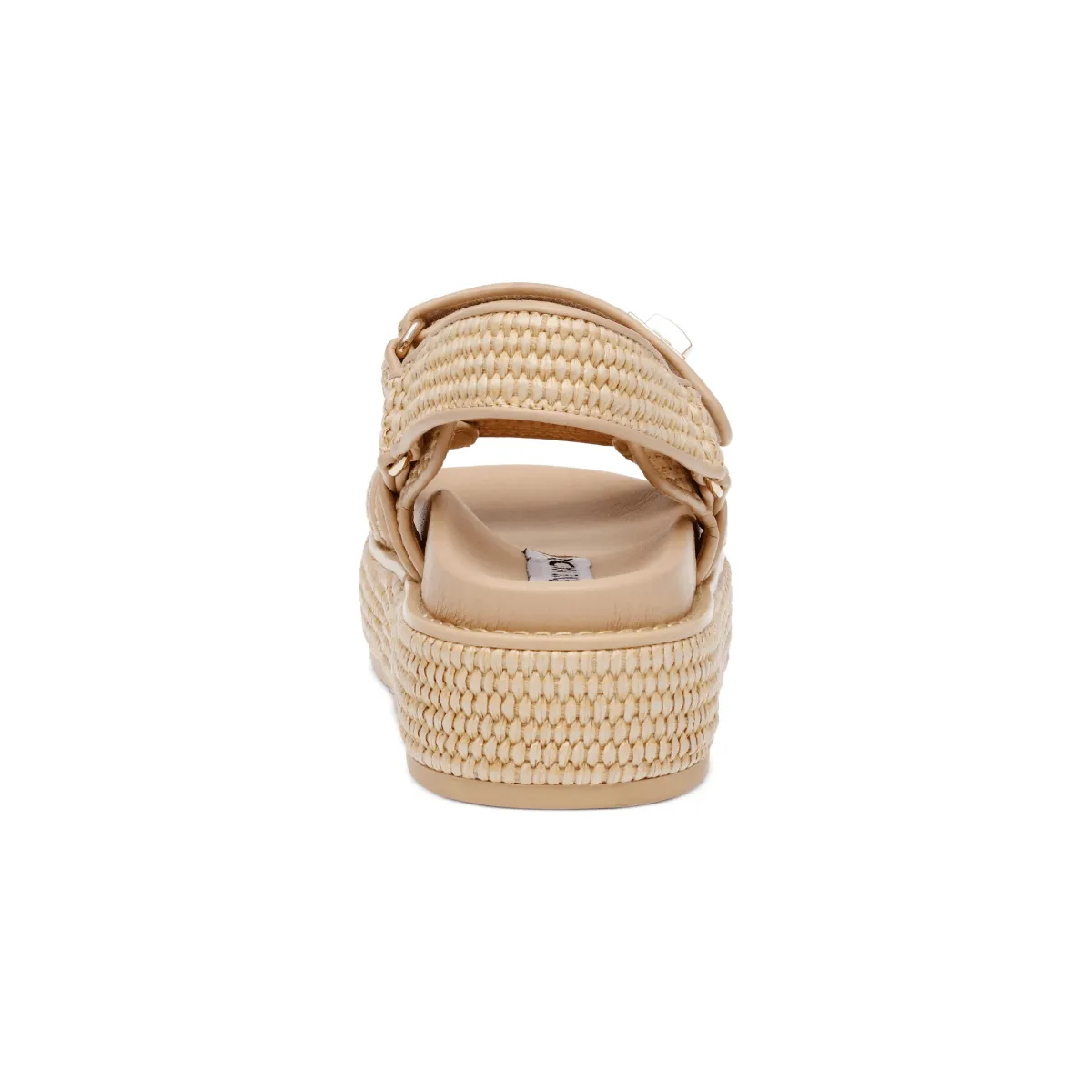 Steve Madden Women's Bigmona Natural Raffia Beach Walk