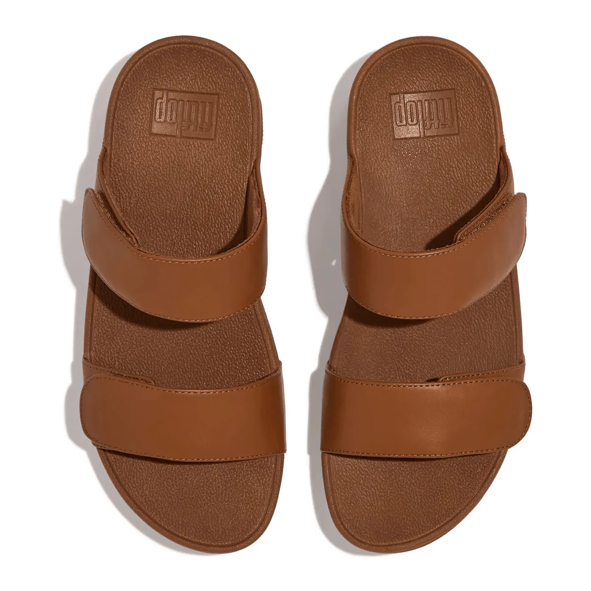 Balanced Fit FitFlop Women's Lulu Adjustable Light Tan Leather