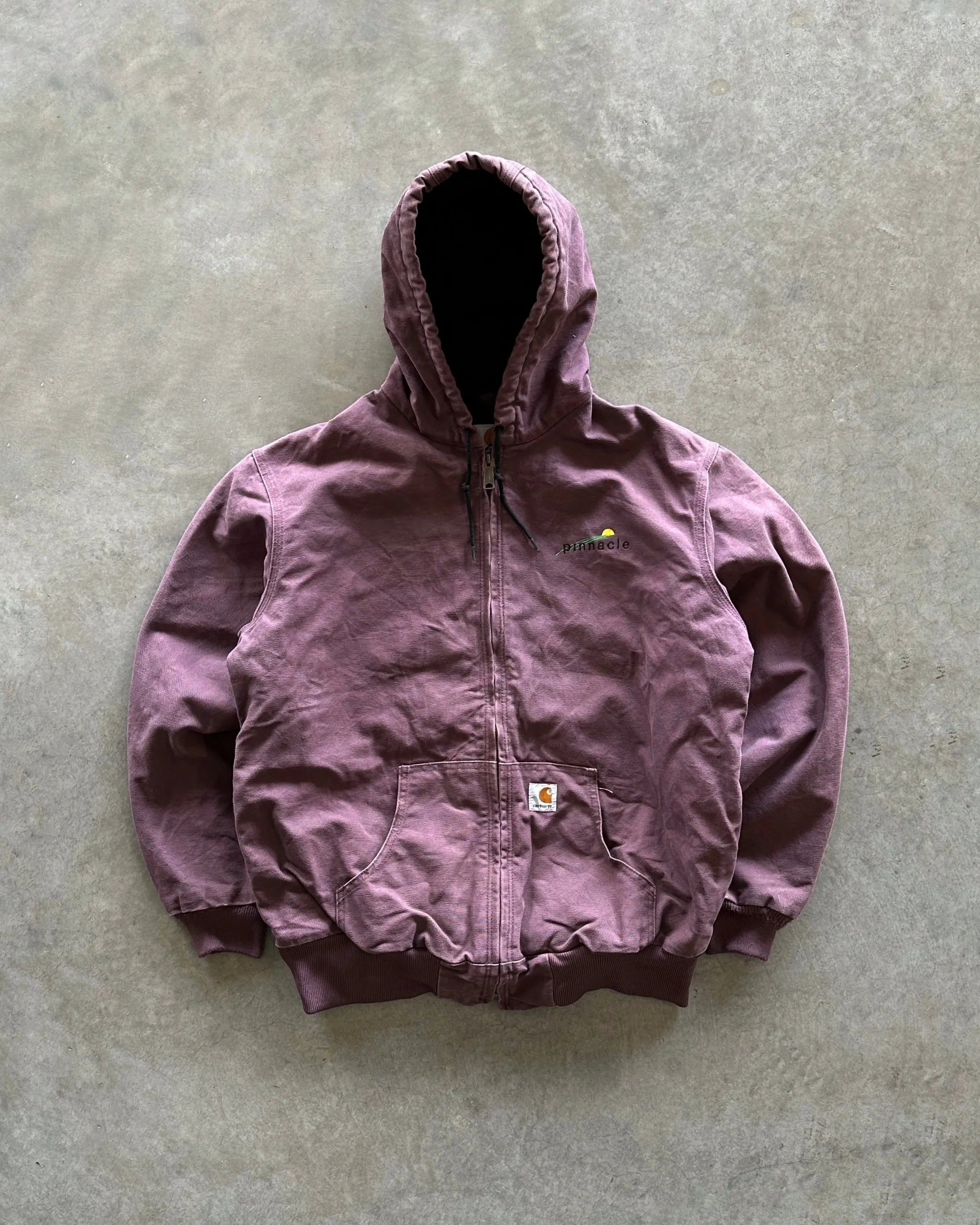 90s Carhartt active jacket (XL) NoiseReduciting Fabric Full Length Zipper