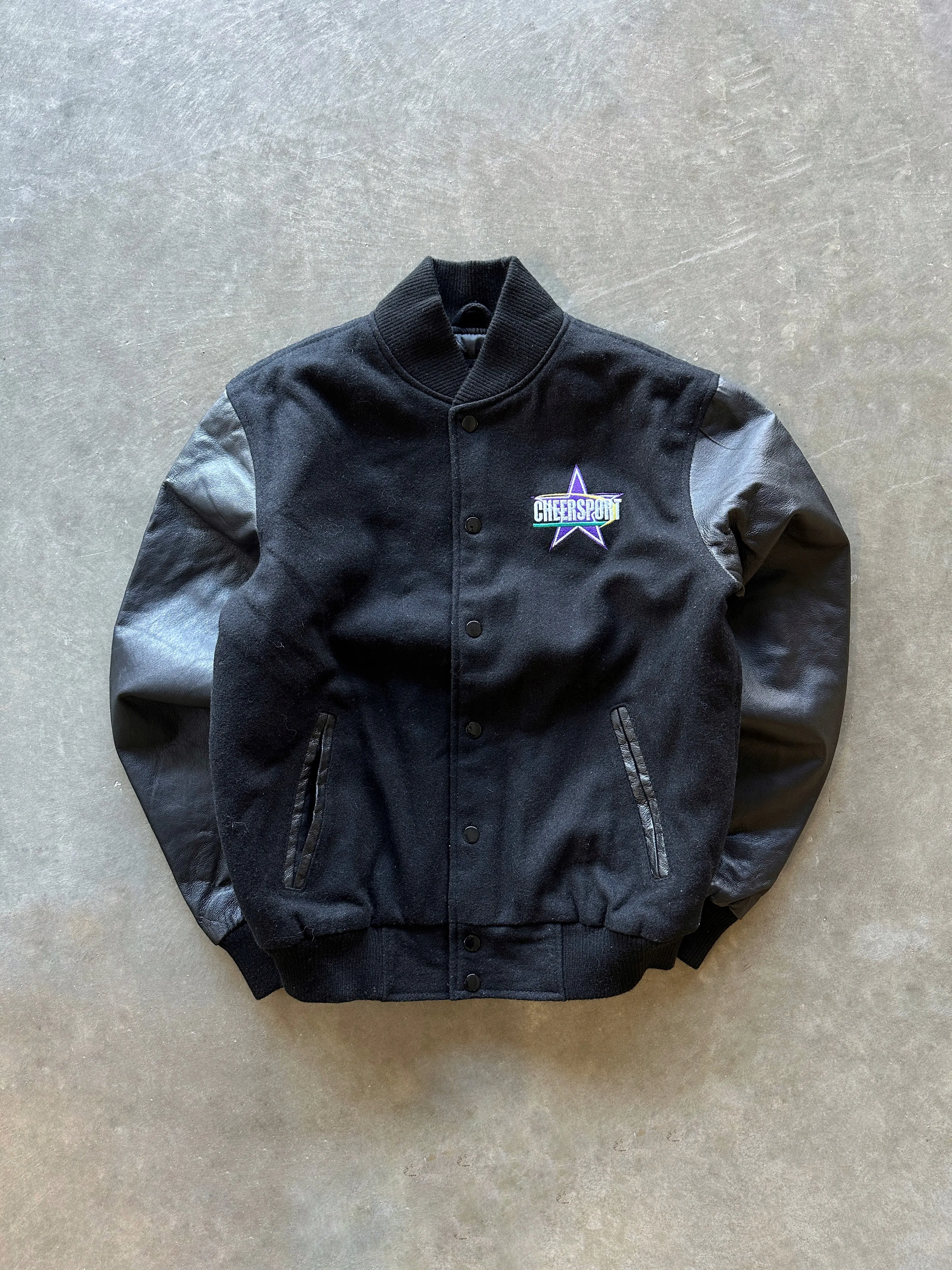 00s ??cheersport?? varsity jacket (S) Sporty Touch Water resistant coating
