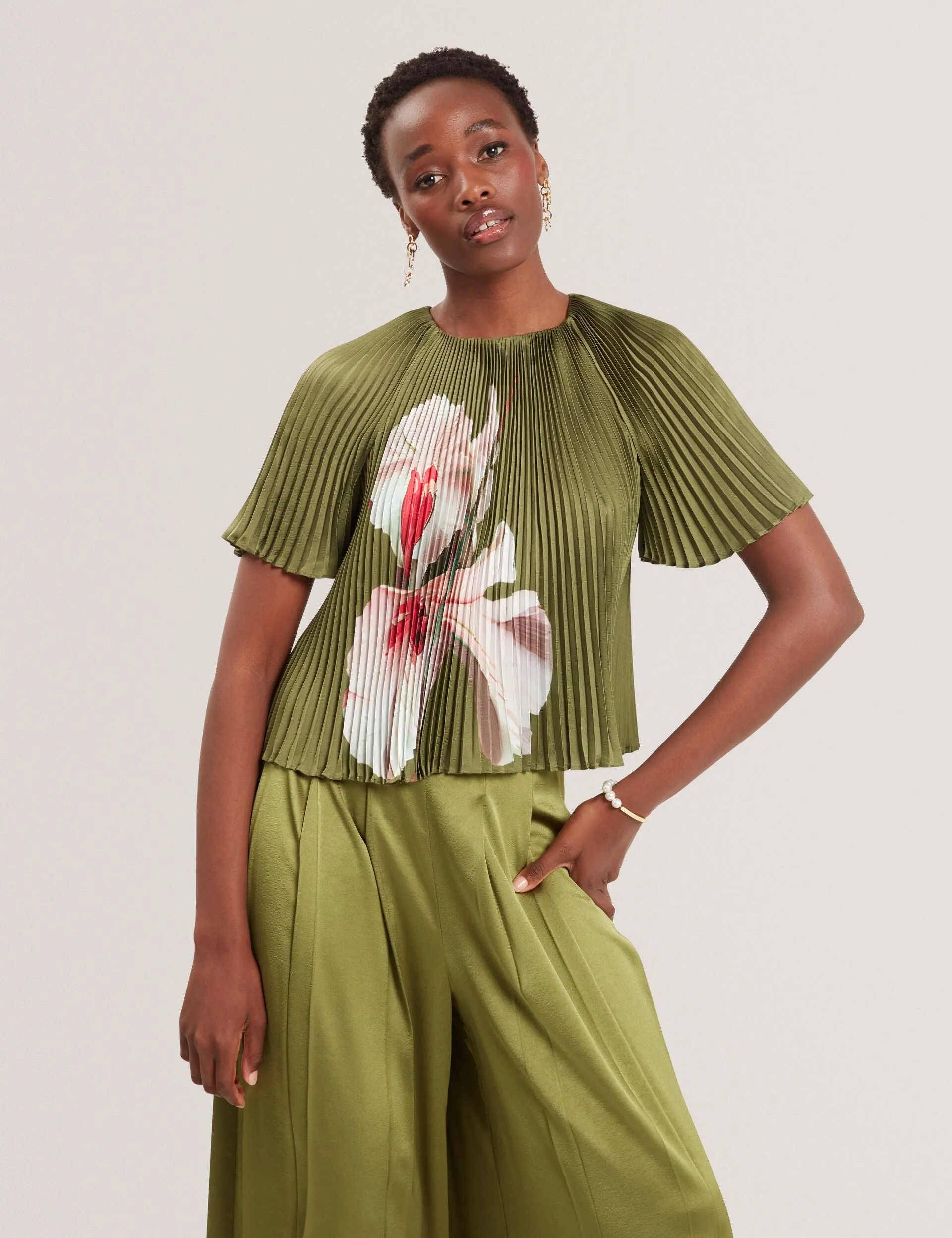 LIONAA | GREEN Organza Fit AntiStaticLining
