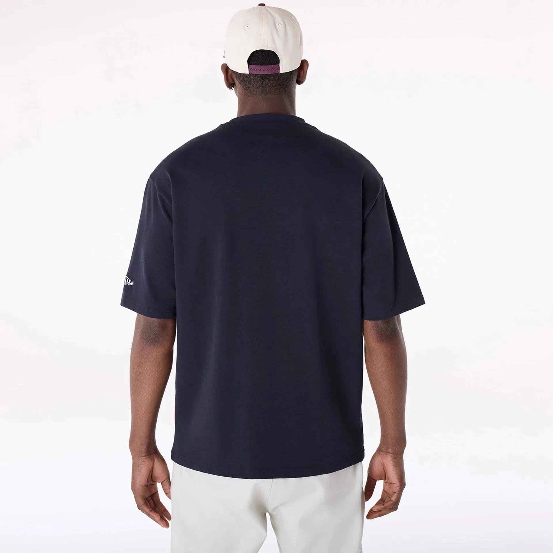 Casual Appeal New Era Graphic Navy Oversized T-Shirt