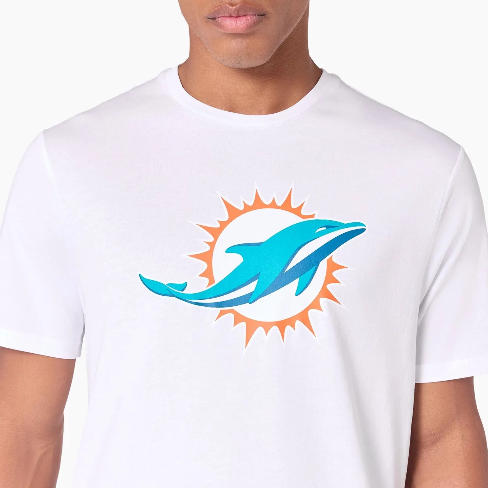 Modern Simplicity Miami Dolphins NFL White T-Shirt