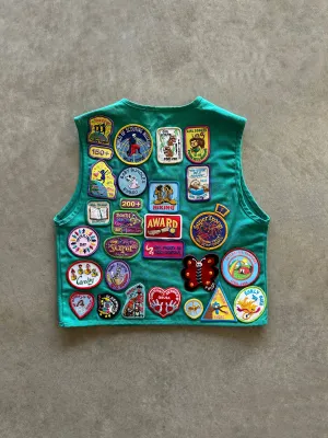 1990s scout vest (S) Taped Edges Thermal Retention Layer