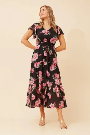 Chic Casual Wear YASMIN FLORAL MAXI DRESS