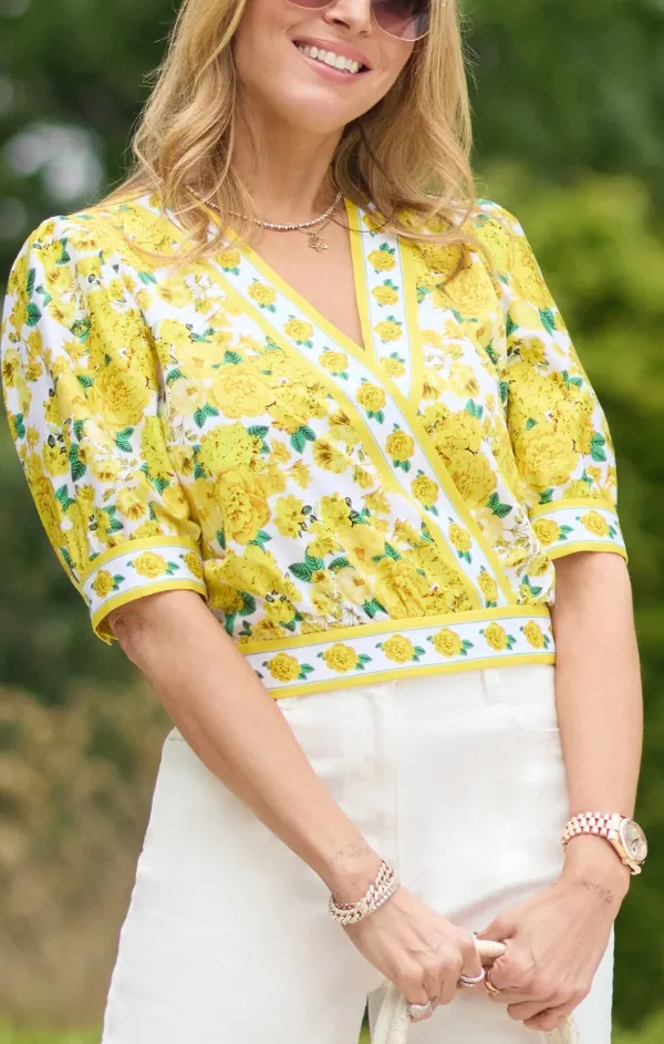 Rema Floral Poplin Blouse MultiPanelDesign QuickDrying