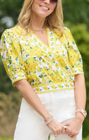 Rema Floral Poplin Blouse MultiPanelDesign QuickDrying