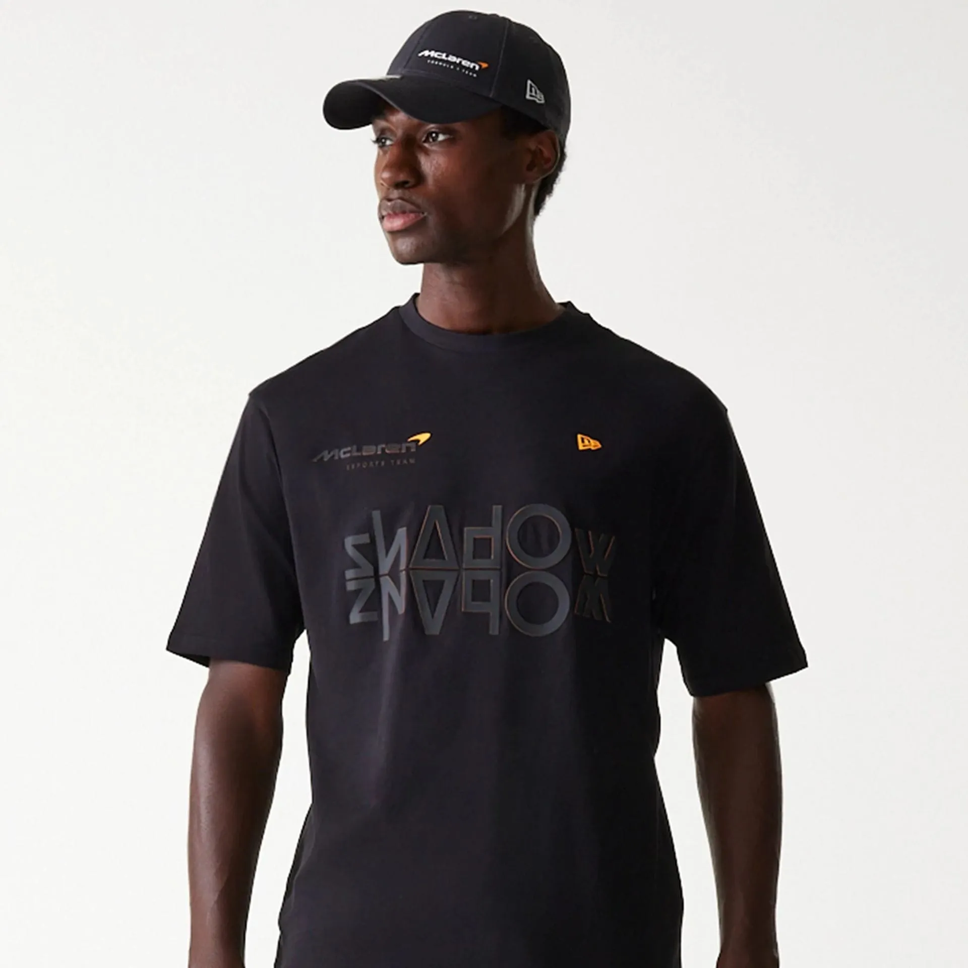 BreathableMaterial timeless McLaren Racing Shadow Black Oversized T-Shirt