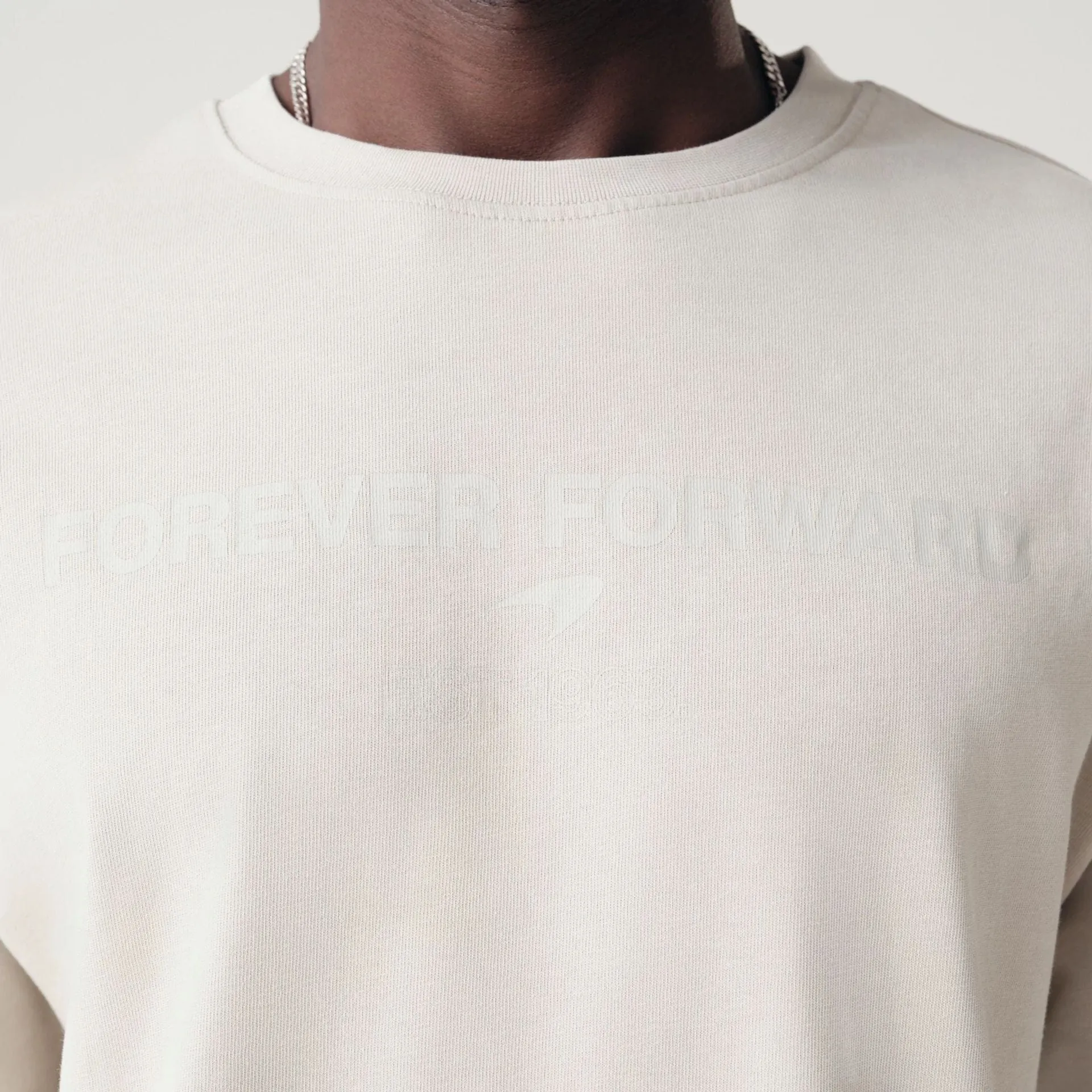 Soft Waistband Modern Design McLaren Racing Washed Pack Cream Oversized T-Shirt