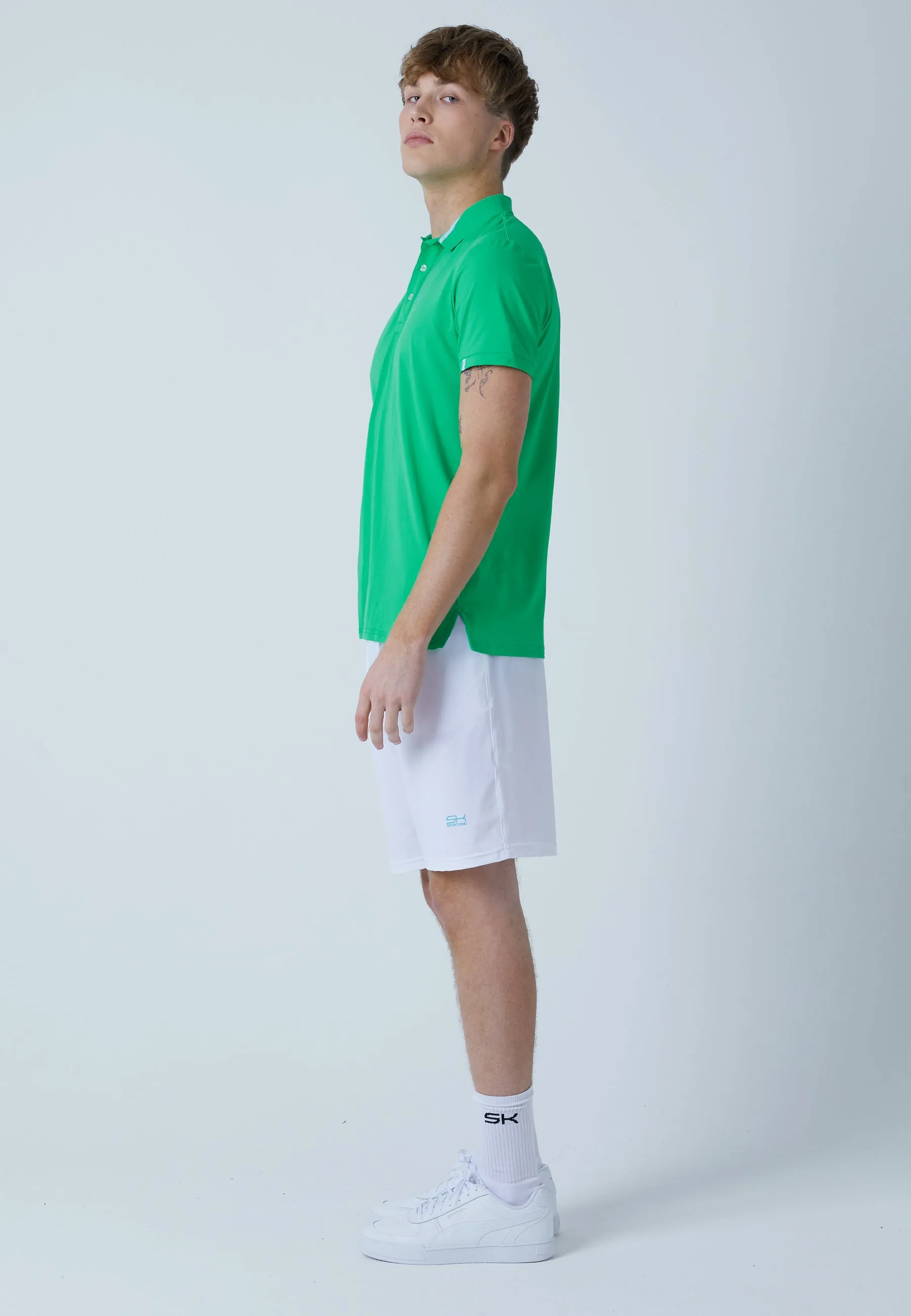 Luxury exclusivity layerable Men & boys Tennis Polo Shirt, green