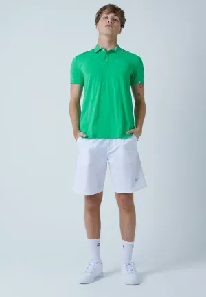Men & boys Tennis Polo Shirt, green Performance Stretch