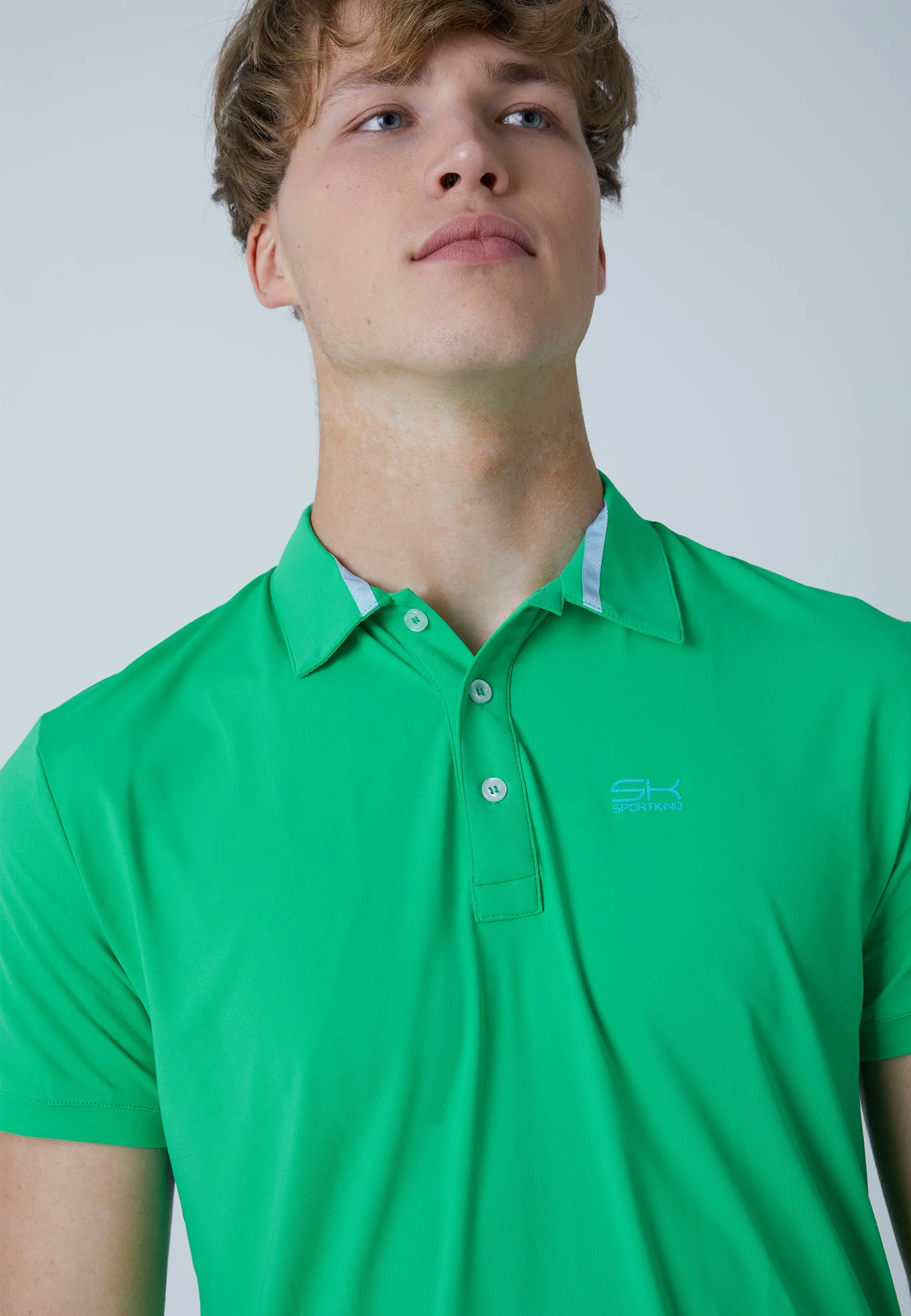 Customizable Men & boys Tennis Polo Shirt, green