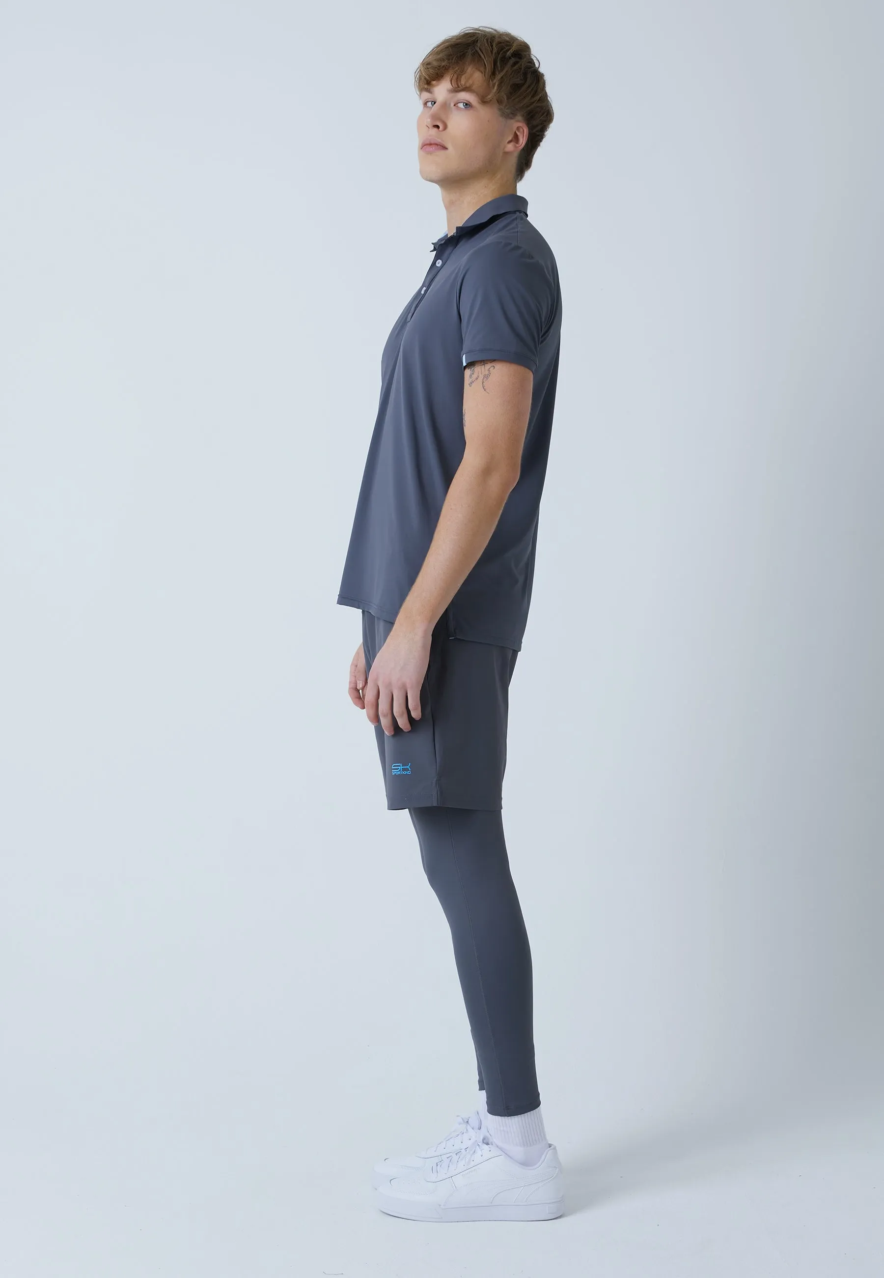 Comfort Design Fit Men & boys Tennis Polo Shirt, grey