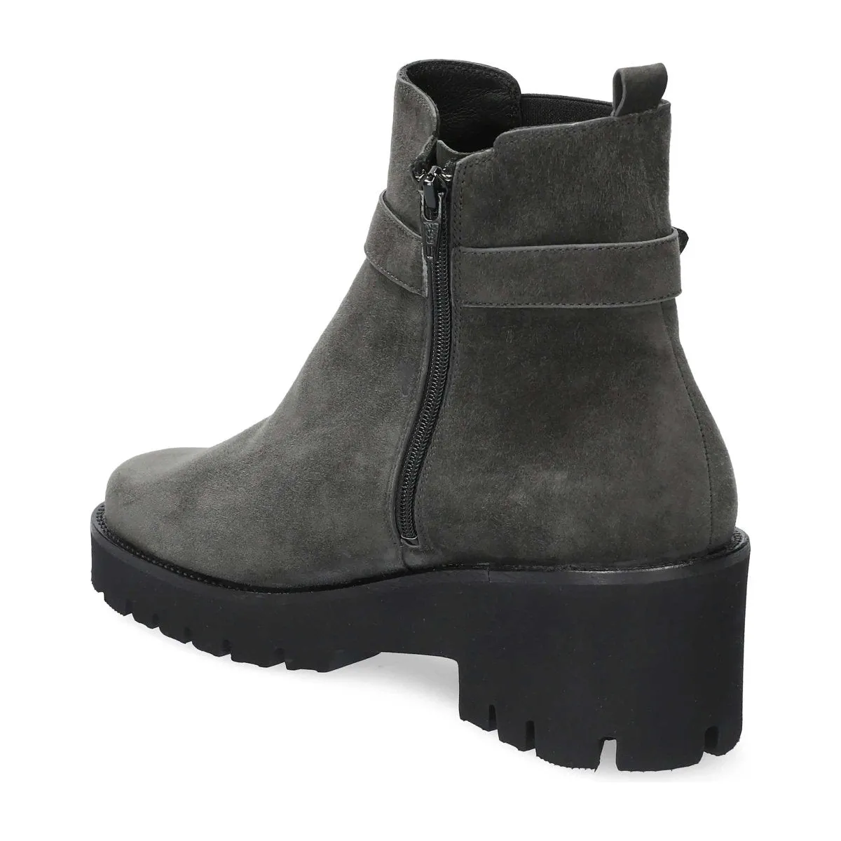 Simple Layers Mephisto Women's Fauve Cabon Grey Suede