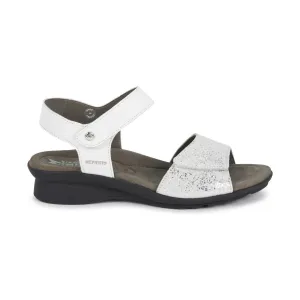 Mephisto Women's Pattie White Silk/Silver Carefree Fit Peace Step