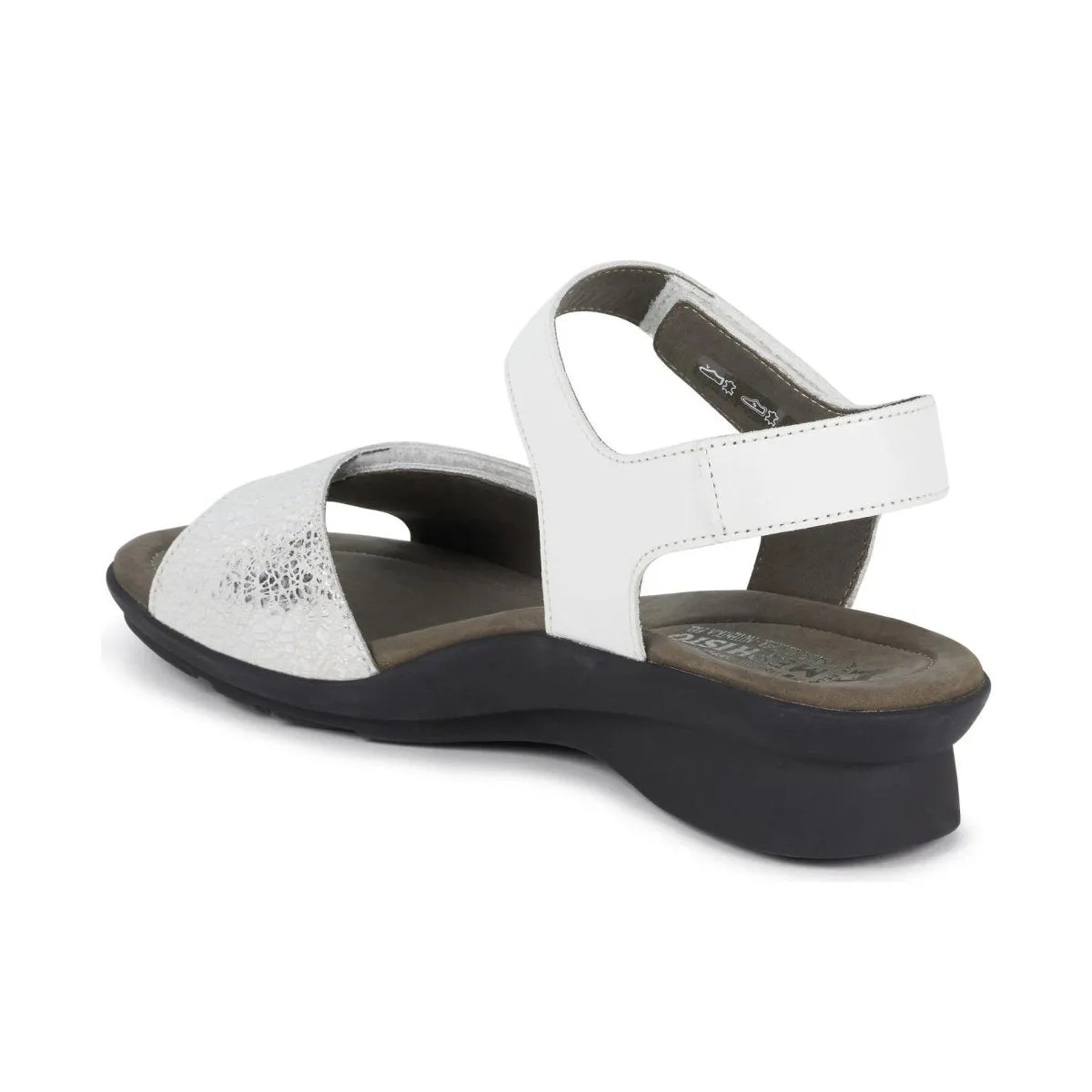 Mephisto Women's Pattie White Silk/Silver Breath Focus