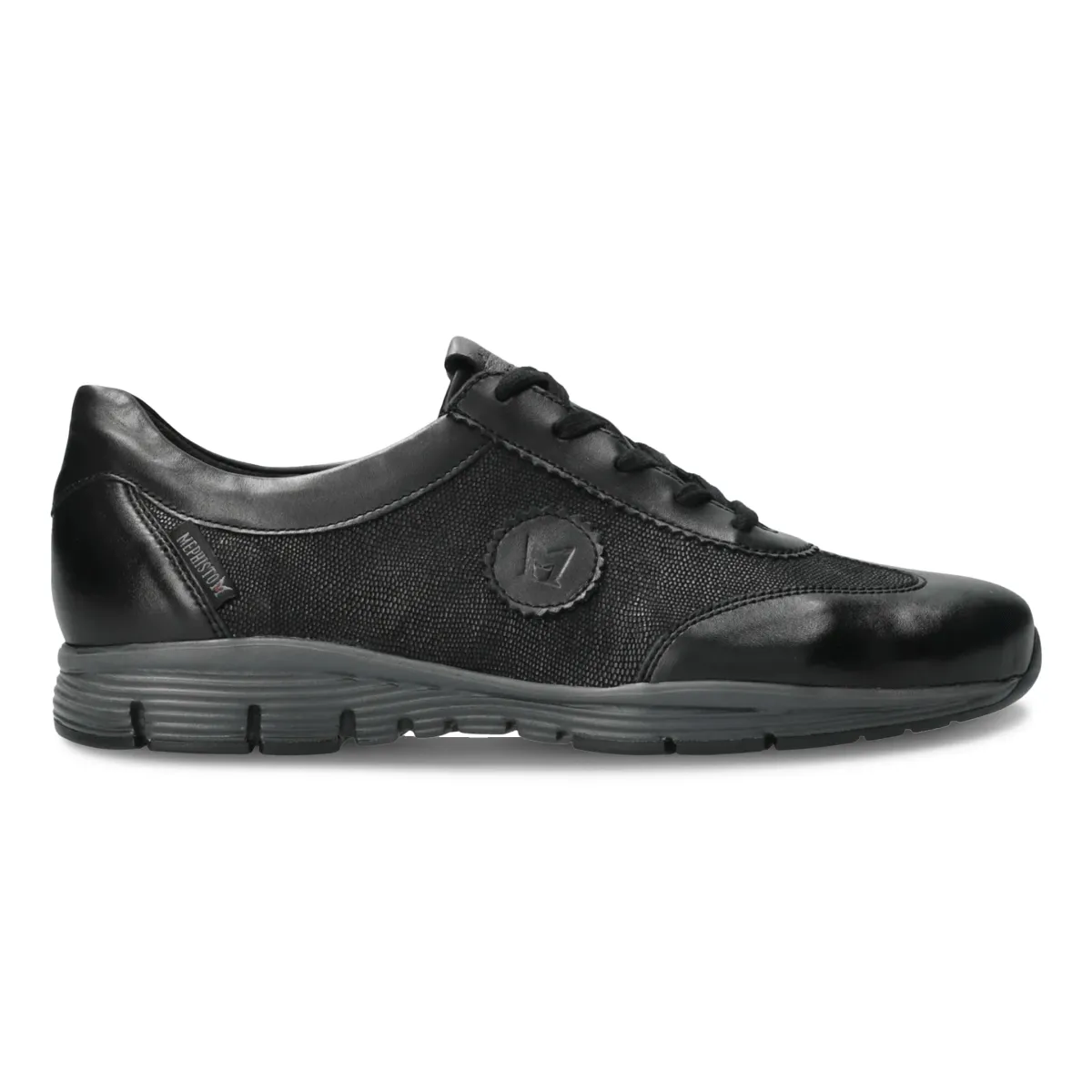 Mephisto Women's Yael Black Silk Zen Style Olive Tone