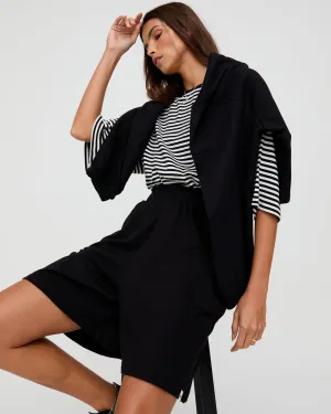 Slim Layer Audrey Black Shorts