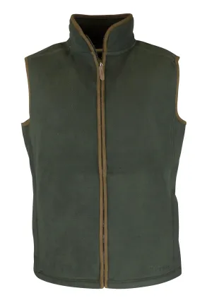 MF102 - Men's Fleece Gilet - GREEN Cold Mornings
