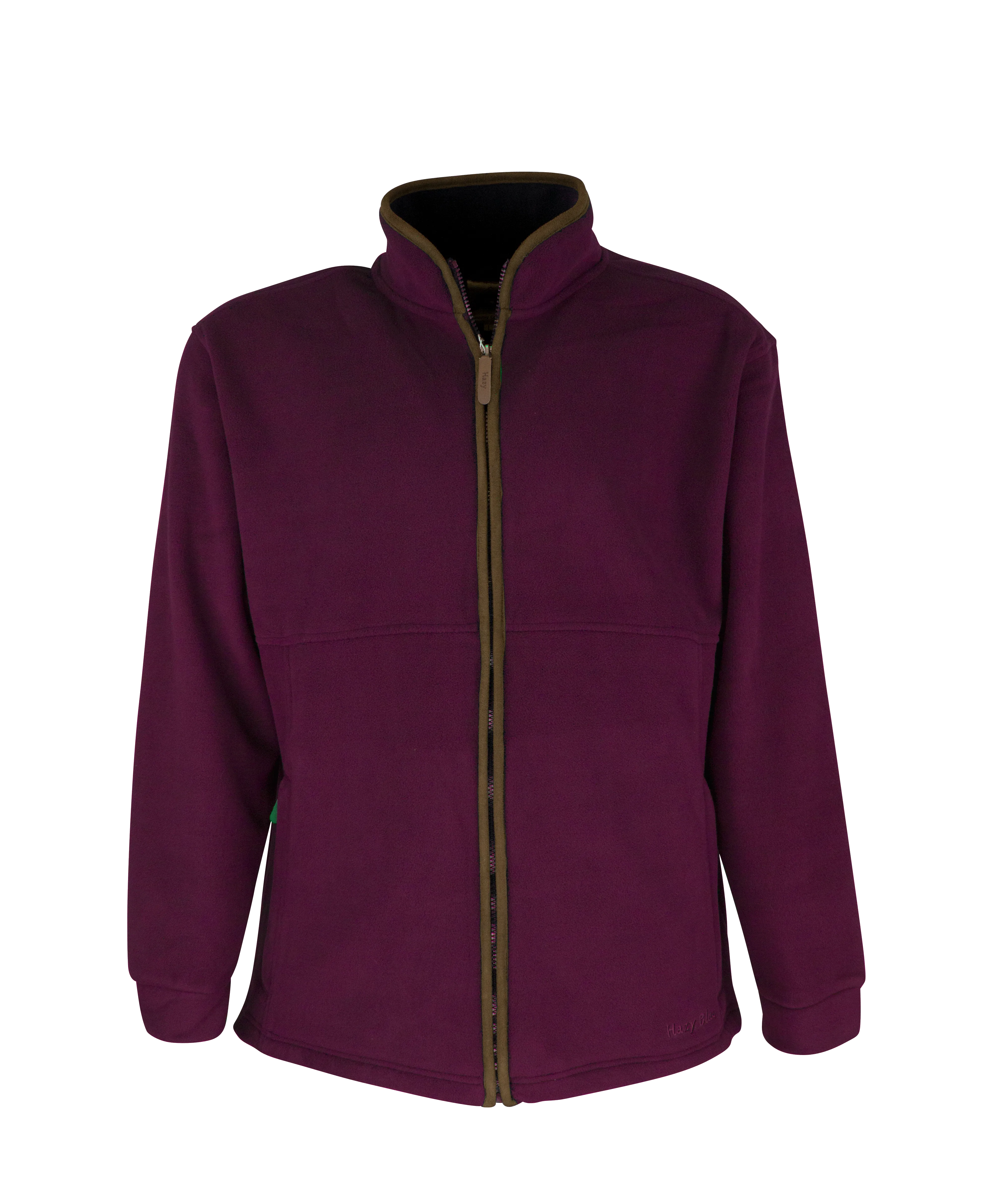 MF103 - Mens Full Zip Fleece - PLUM After Work