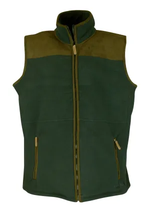 Classic Gear MF104 - Mens Bonded Fleece Gilet - GREEN