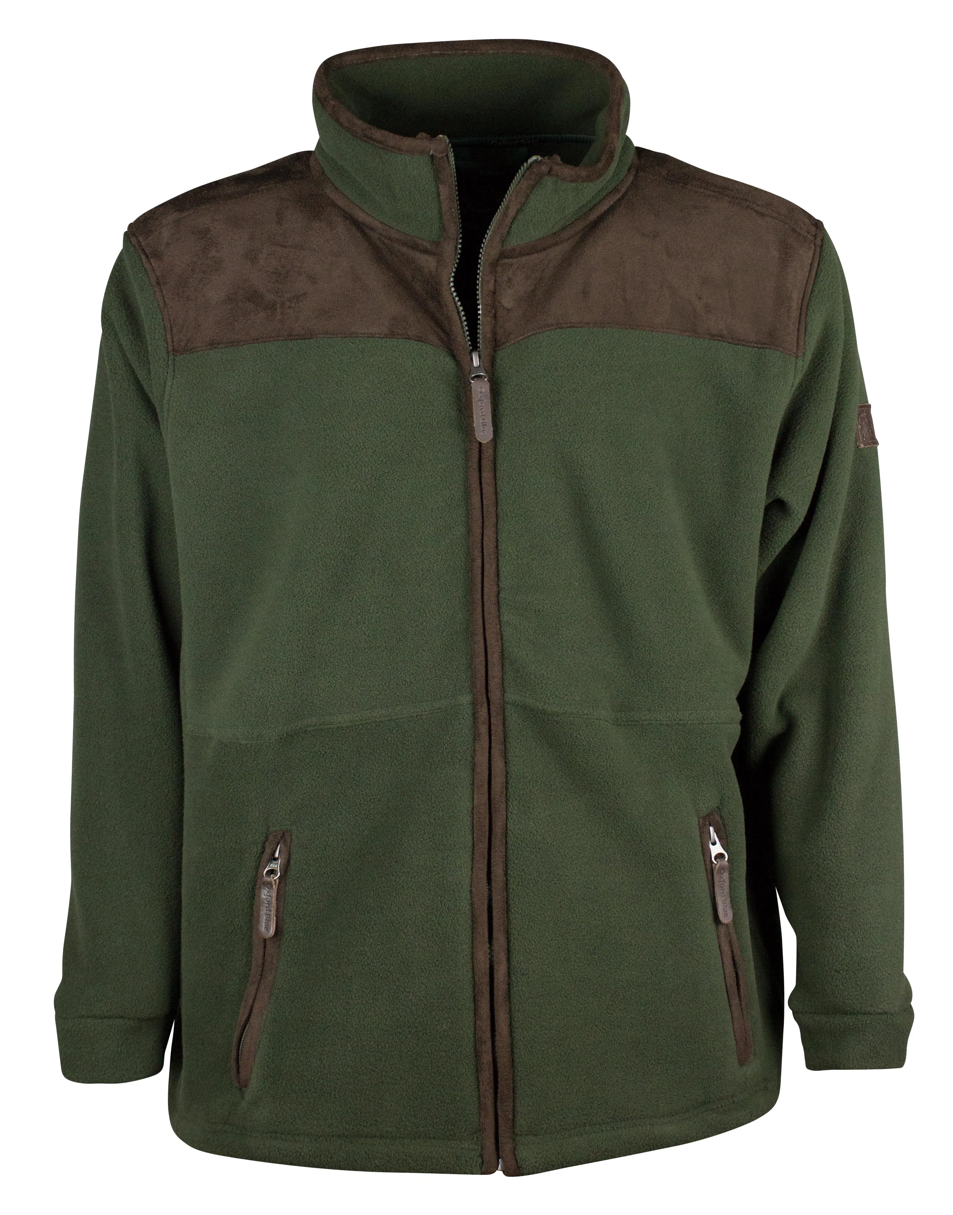Timeless Comfort Lightweight Gear MF105 - Mens Bonded Full Zip Fleece Jacket - GREEN