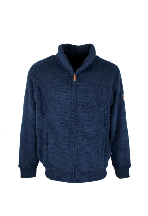 MF108 - Men's Fleck Fleece - NAVY Outdoor Trek