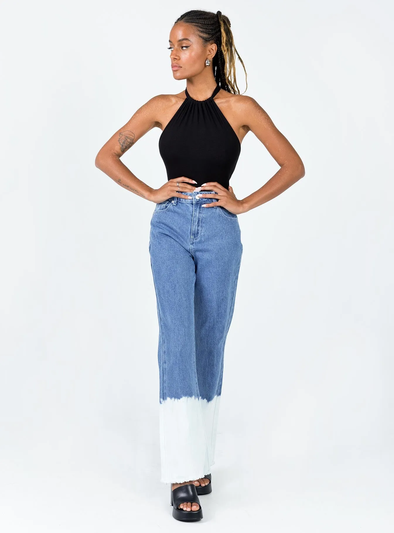 Effortless Style Family Style Elegant Myrtle Mid Slouch Denim Jeans