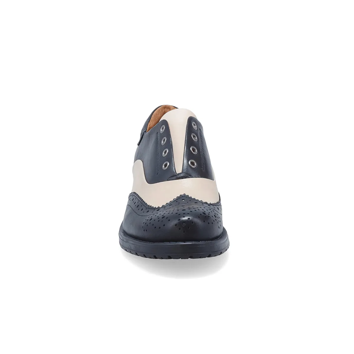 Miz Mooz Women's Peabody Black/Cream Leather Soft Footwear Beach Walk